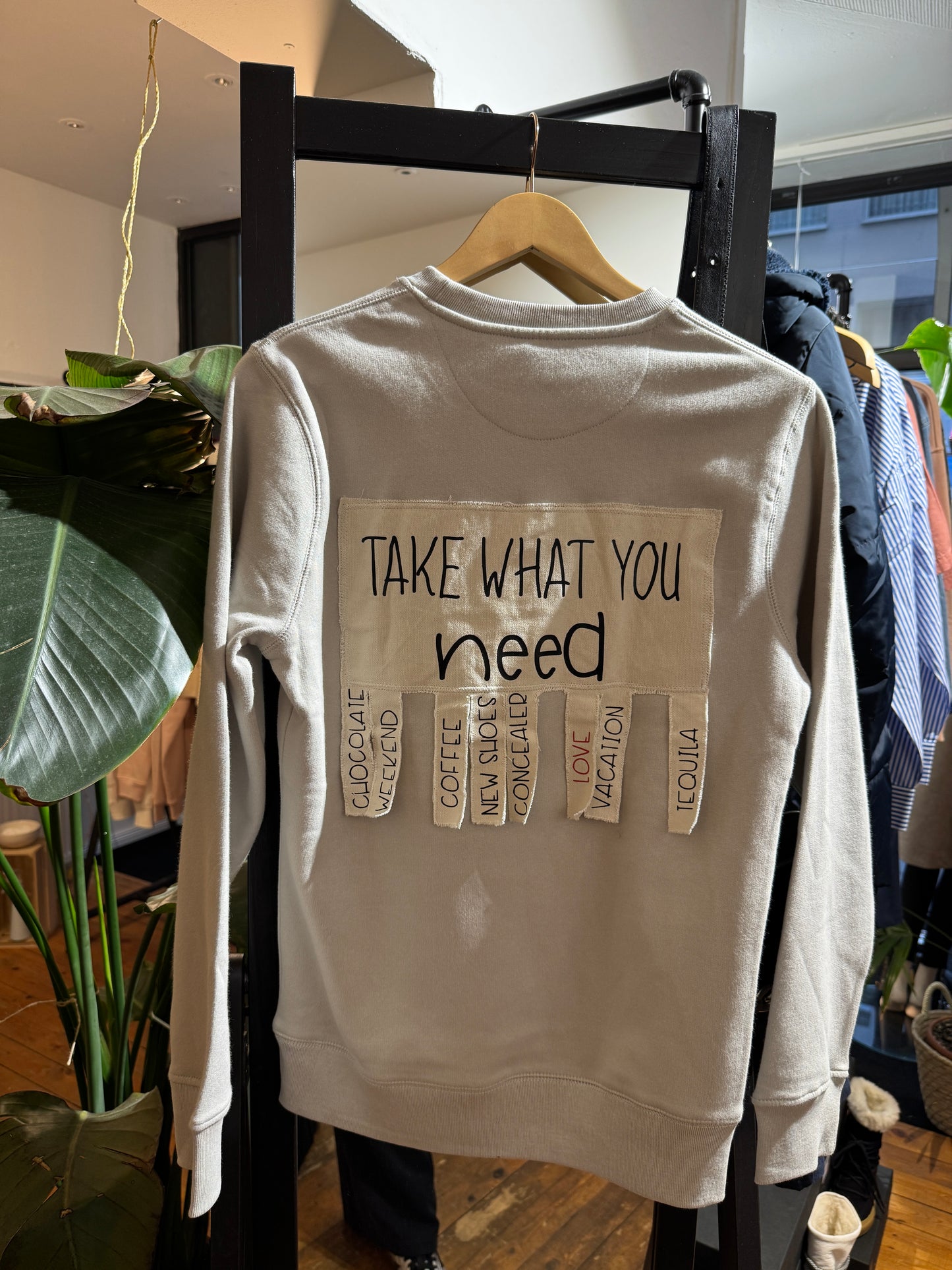 All you need- Unisex Sweater Stone